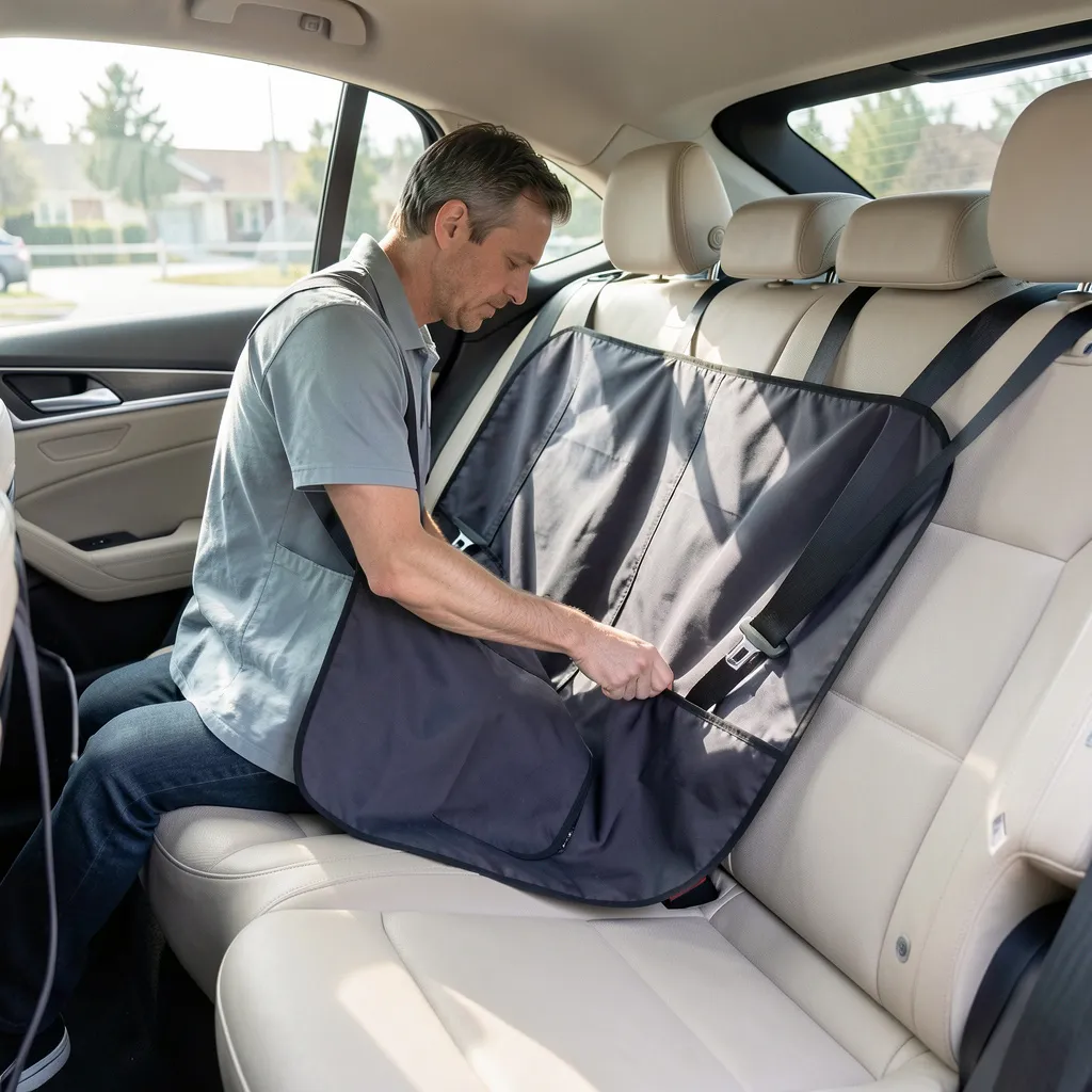 Travel gear in car